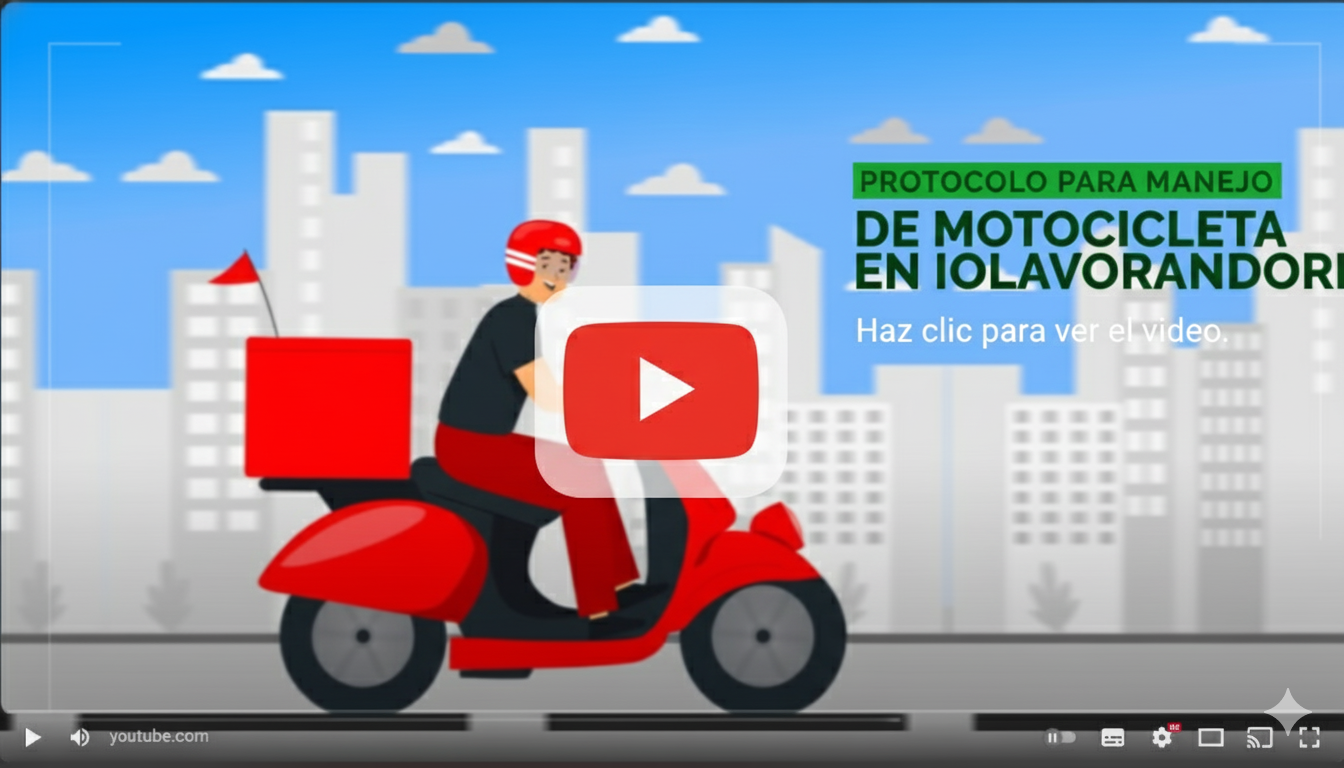 Ver video del protocolo de manejo de motocicleta